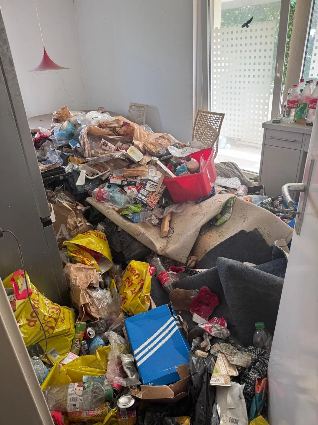 Vorher: Wohnzimmer – Vollräumung & Reinigung